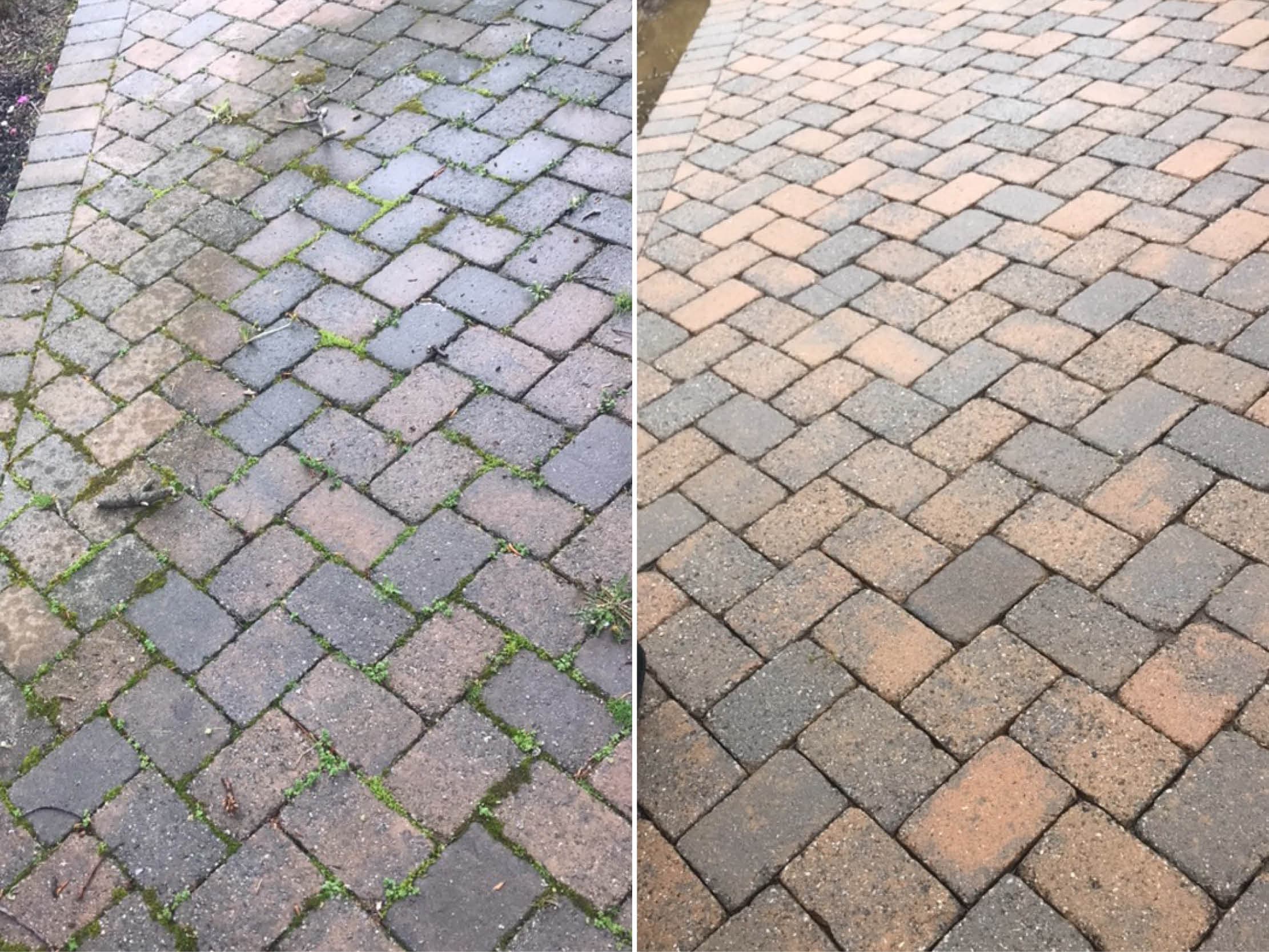 Paver and stone restoration with joint stabilization